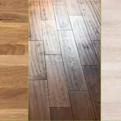 Tre campioni di parquet: chiaro, scuro e naturale. Quale pavimento scegliere per la tua casa?